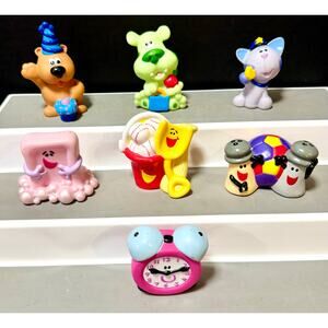 Nick Jr. Blues Clues Friends Toys Cake Toppers play figures vintage
